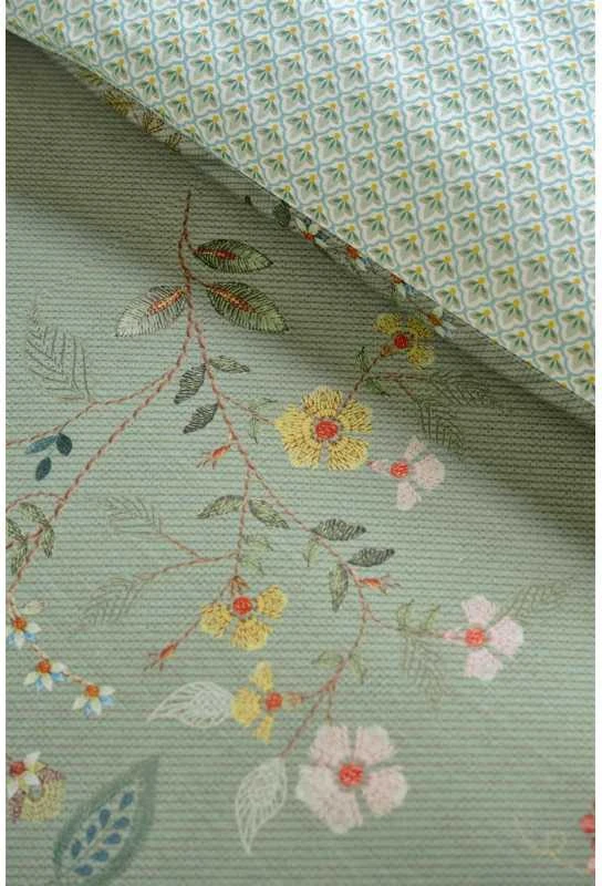 Pip Studio pagalvės užvalkalas Kili Flower Žalias Pagalvės matmenys - 50x70 cm