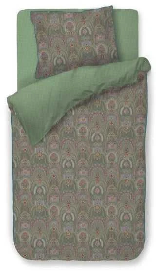 Pip Studio Patalynės komplektas Little Jabali Žalias Pagalvės matmenys - 50x70 cm, Antklodės matmenys - 200x220 cm