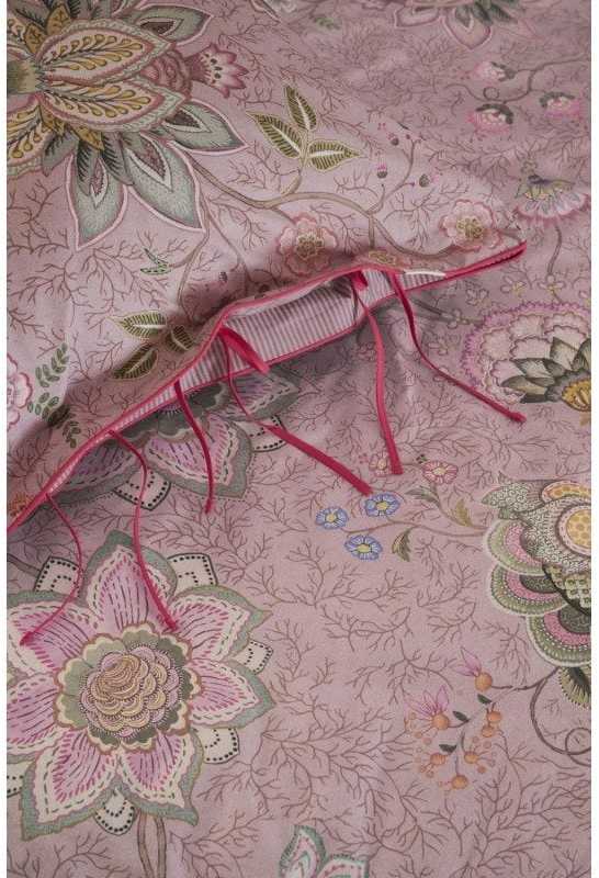 Pip Studio Perkelio patalynės komplektas Mumbai Morning Rožinė Pagalvės matmenys - 50x70 cm, Antklodės matmenys - 200x220 cm