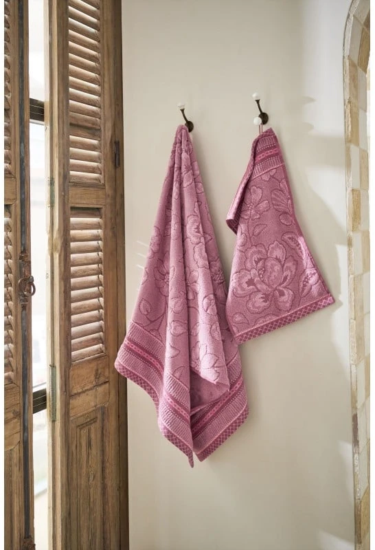 Pip Studio Rankšluostis Jasmine Light Rožinė Rankšluosčio dydis - 50x110 cm