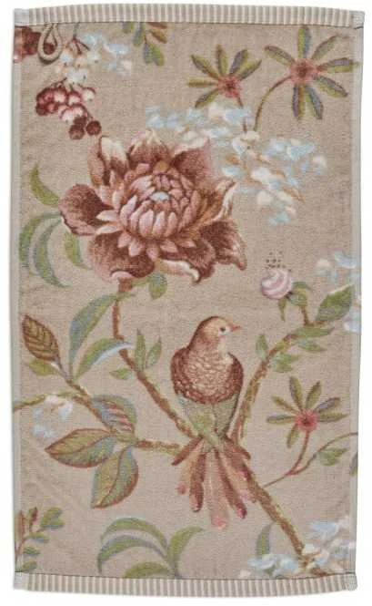 Pip Studio Rankšluostis Secret Garden Khaki Rankšluosčio dydis - 70x140 cm