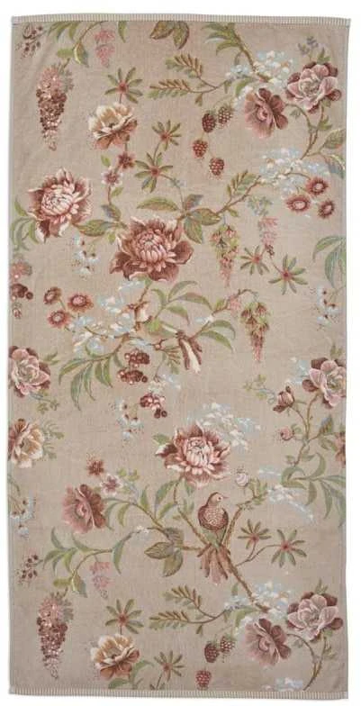 Pip Studio Rankšluostis Secret Garden Khaki Rankšluosčio dydis - 70x140 cm