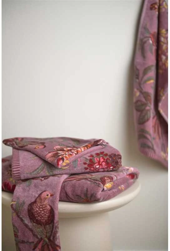 Pip Studio Rankšluostis Secret Garden Mauve Rankšluosčio dydis - 30x50 cm