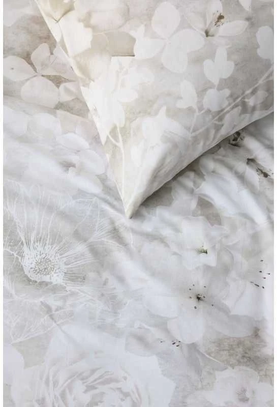 Riviera Maison Medvilnės patalynės komplektas Bella Natural Pagalvės matmenys - 50x70 cm, Antklodės matmenys - 140x200 cm