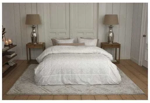 Riviera Maison Patalynės komplektas Ornaments Sand Pagalvės matmenys - 50x70 cm, Antklodės matmenys - 240x220 cm