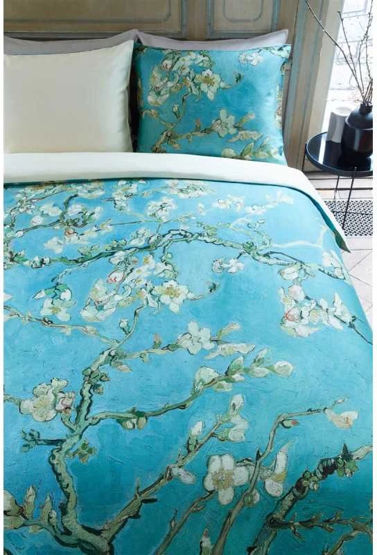Van Gogh Almond Blossom Mėlyna Patalynės komplektas Pagalvės matmenys - 50x70 cm, Antklodės matmenys - 200x220 cm