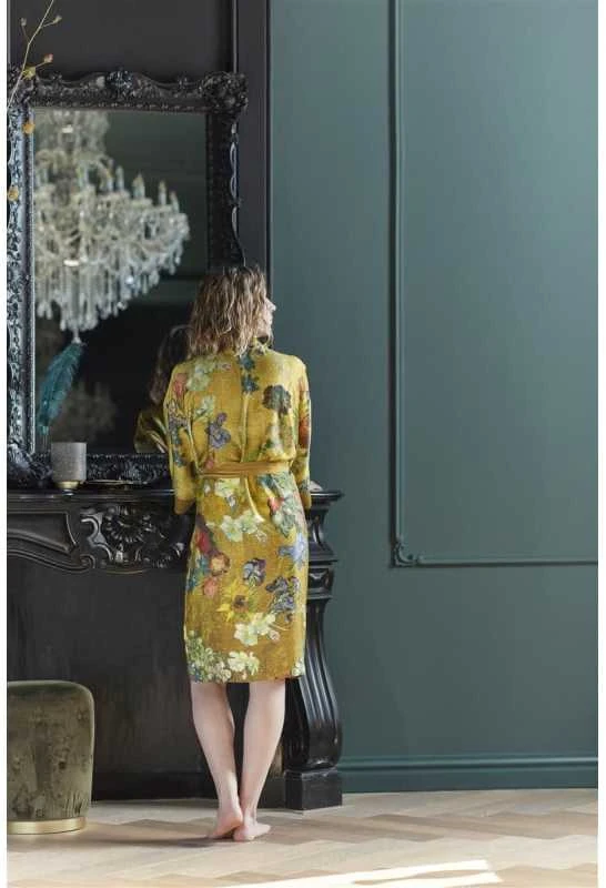 Van Gogh Kimono Partout des Fleurs Gold Chalato dydis - S/M