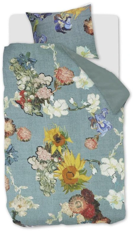 Van Gogh Pagalvės užvalkalai Partout des Fleurs Žalias Pagalvės matmenys - 50x70 cm