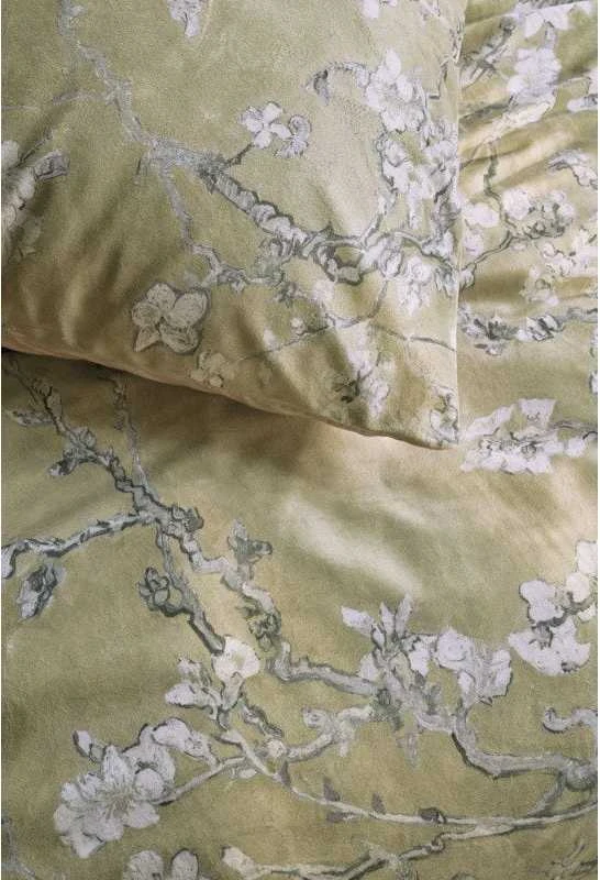 Van Gogh Patalynės komplektas Fleur de Velours Gold Pagalvės matmenys - 50x70 cm, Antklodės matmenys - 140x200 cm