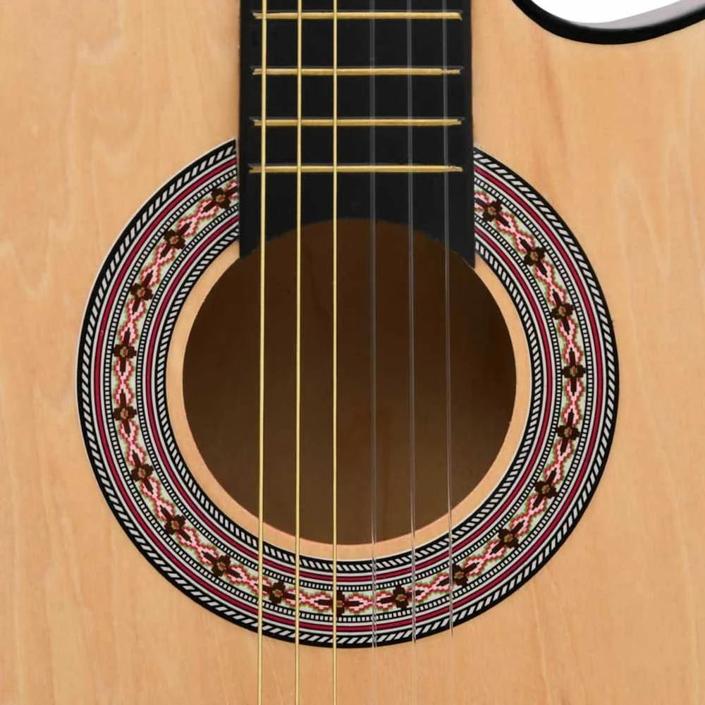 Akustinės gitaros rinkinys, 12 dalių, 38", 6 stygos