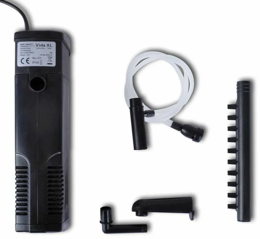 Akvariumo Filtras su Aktyvuota Anglimi, 600 l/h