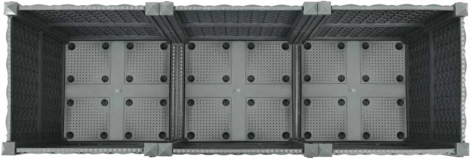 Aukštas lovelis, 120x40x38cm, polipropilenas