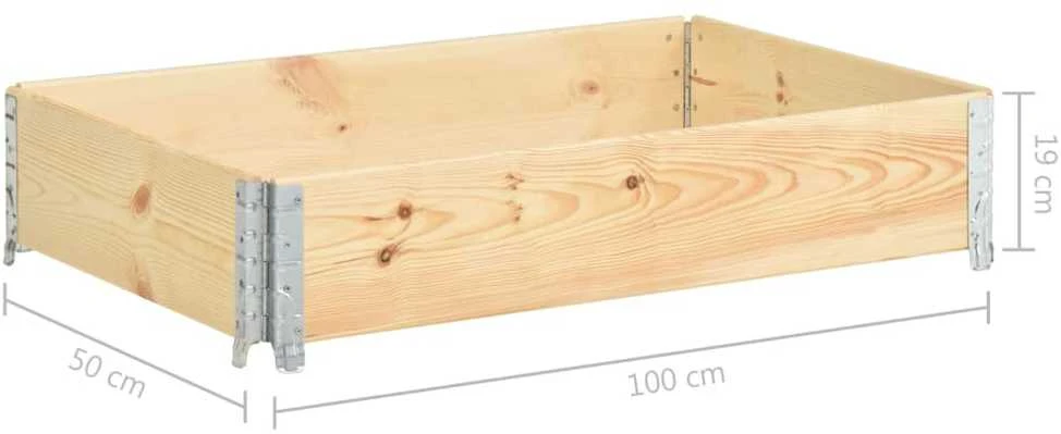 Aukštas lovelis, 50x100cm, pušies medienos masyvas (310052)