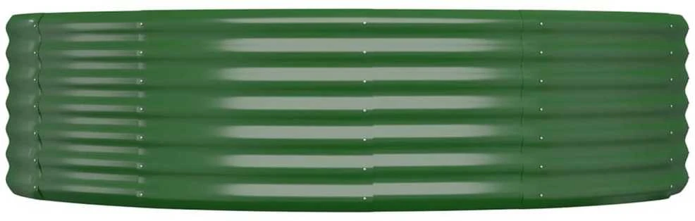 Aukštas sodo lovelis, žalias, 214x140x36cm, plienas