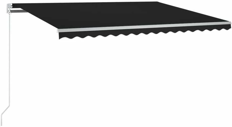 Automatinė markizė su LED/vėjo jutikliu, antracito, 300x250cm