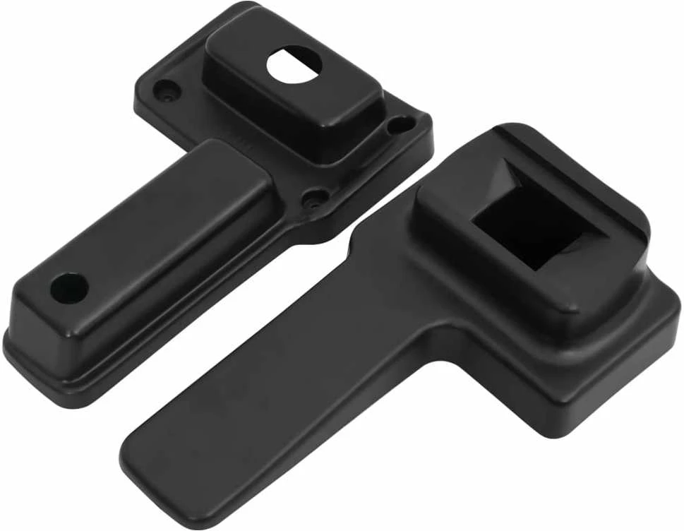 Automobilio porankis, juodos spalvos, 14,5x32x(27–46)cm, ABS
