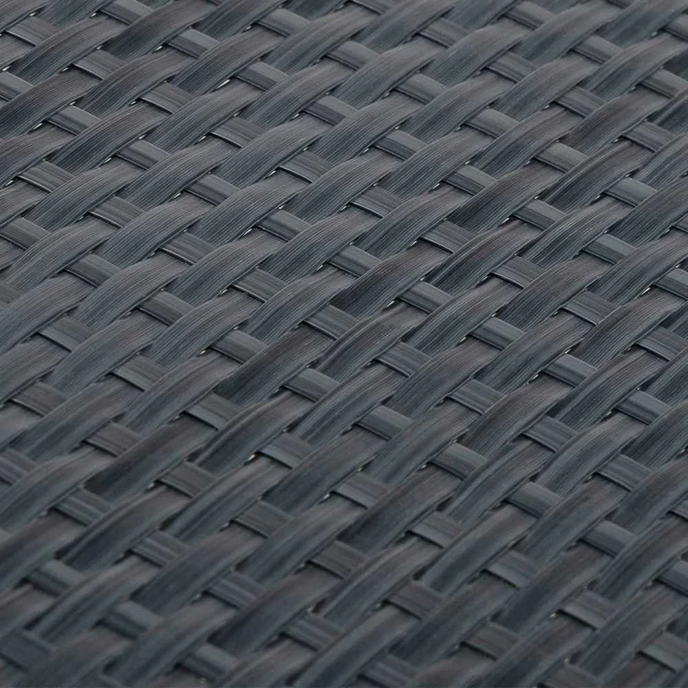Balkono pertvara, antracito spalvos, 300x90cm, poliratanas