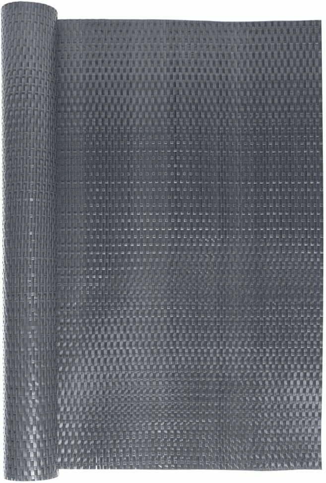 Balkono pertvara, antracito spalvos, 500x90cm, poliratanas