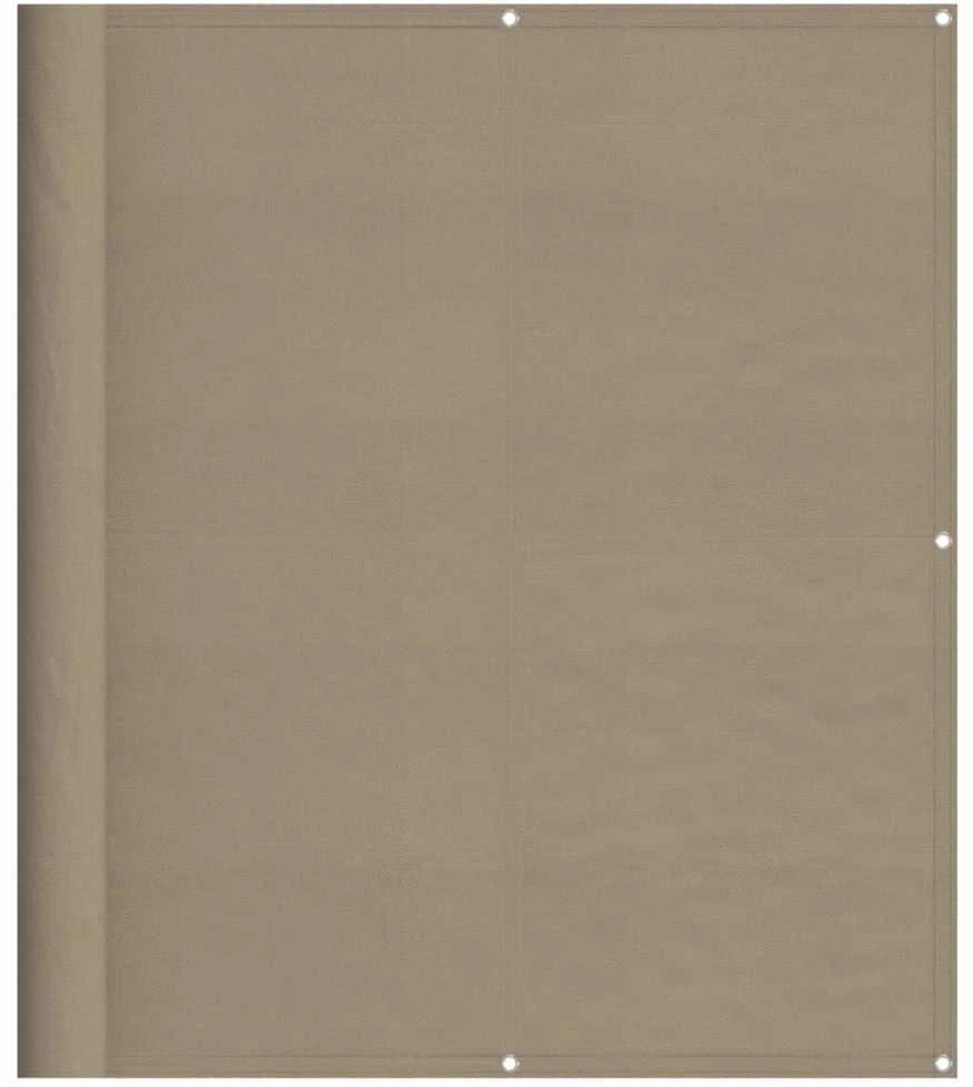 Balkono pertvara, taupe, 120x800cm, 100% oksfordo poliesteris