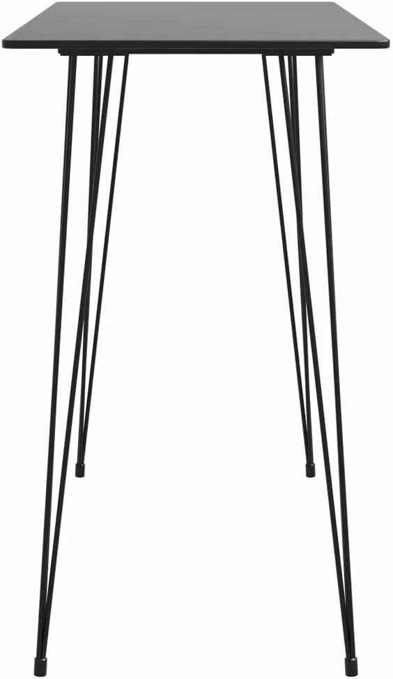 Baro stalas, juodos spalvos, 120x60x105cm