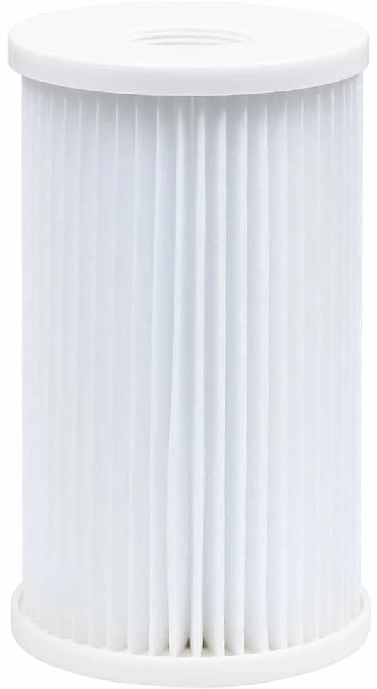 Baseinas su pakabinamu skimeriu ir siurbliu, baltas, 350x90cm