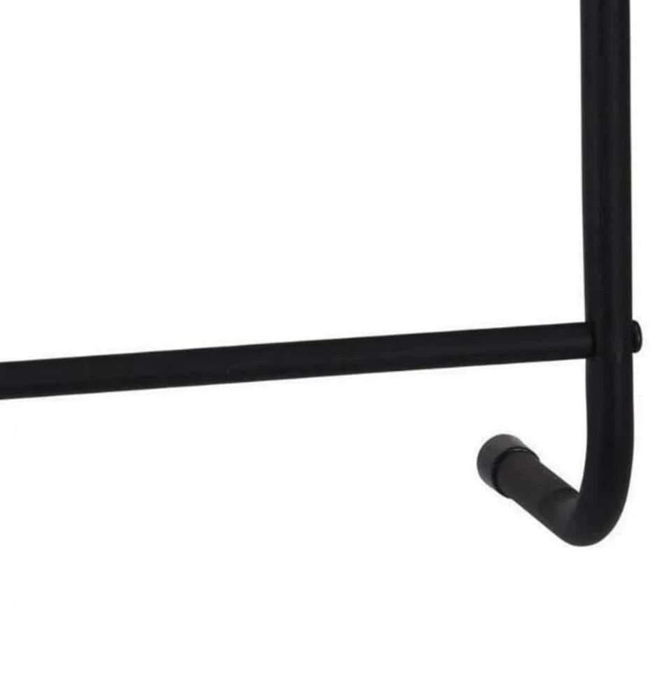 Bathroom Solutions Rankšluosčių kabykla ant durų, juoda, metalas