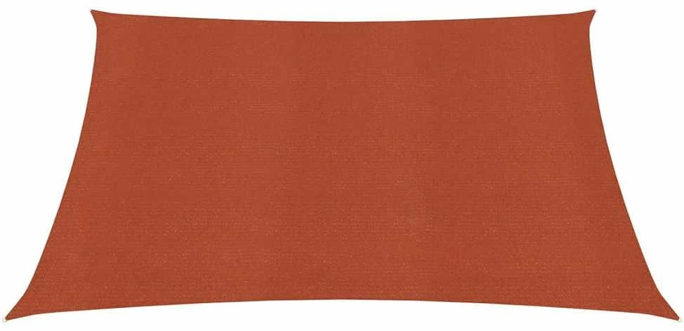 Burė nuo saulės, terakota spalvos, 3,6x3,6m, HDPE, 160g/m²