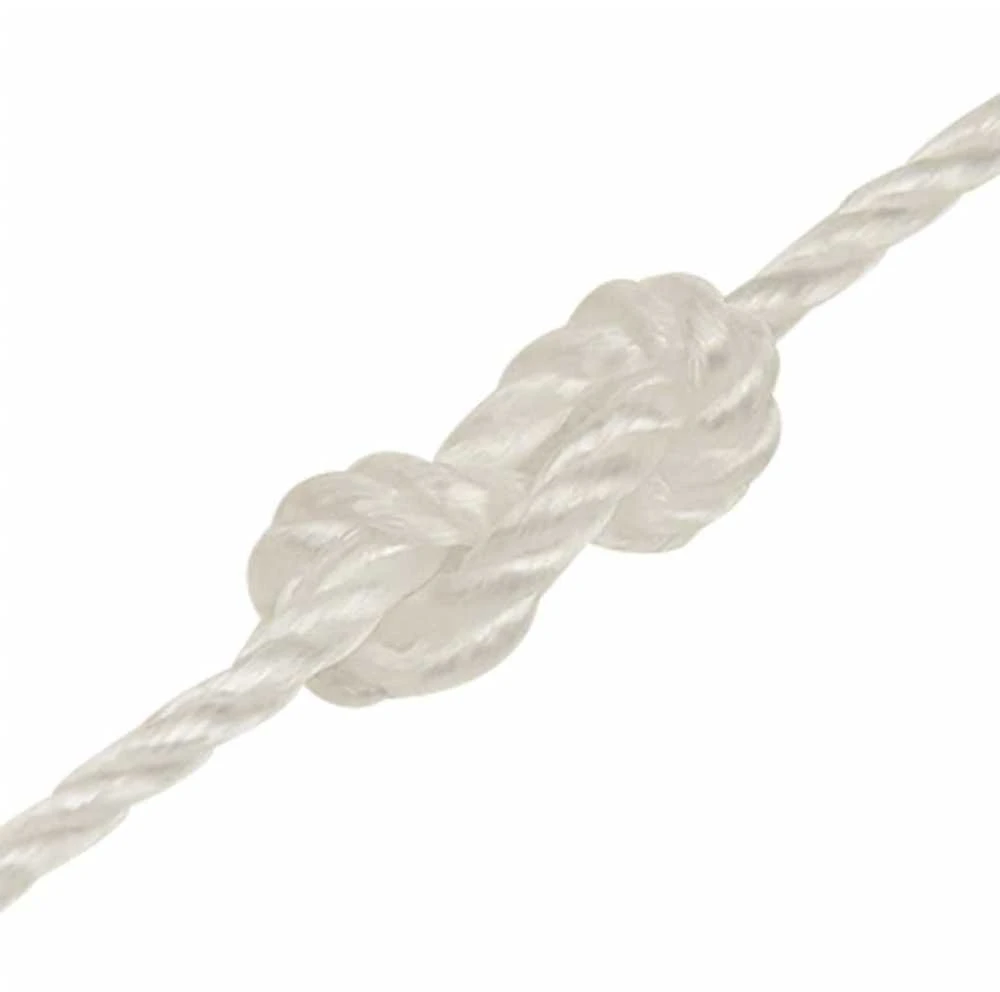 Darbo virvė, baltos spalvos, 3mm, 100m, polipropilenas