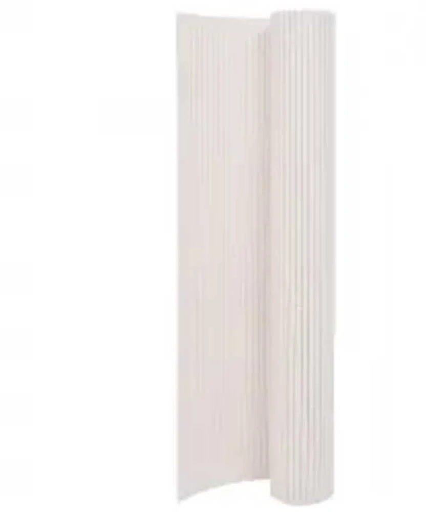 Dvipusė sodo tvora, baltos spalvos, 110x300cm