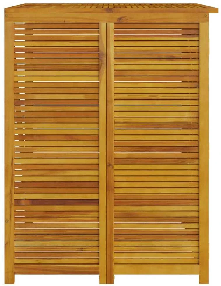 Dvivietė šiukšlių konteinerių pastogė, 140x89x117cm, akacija