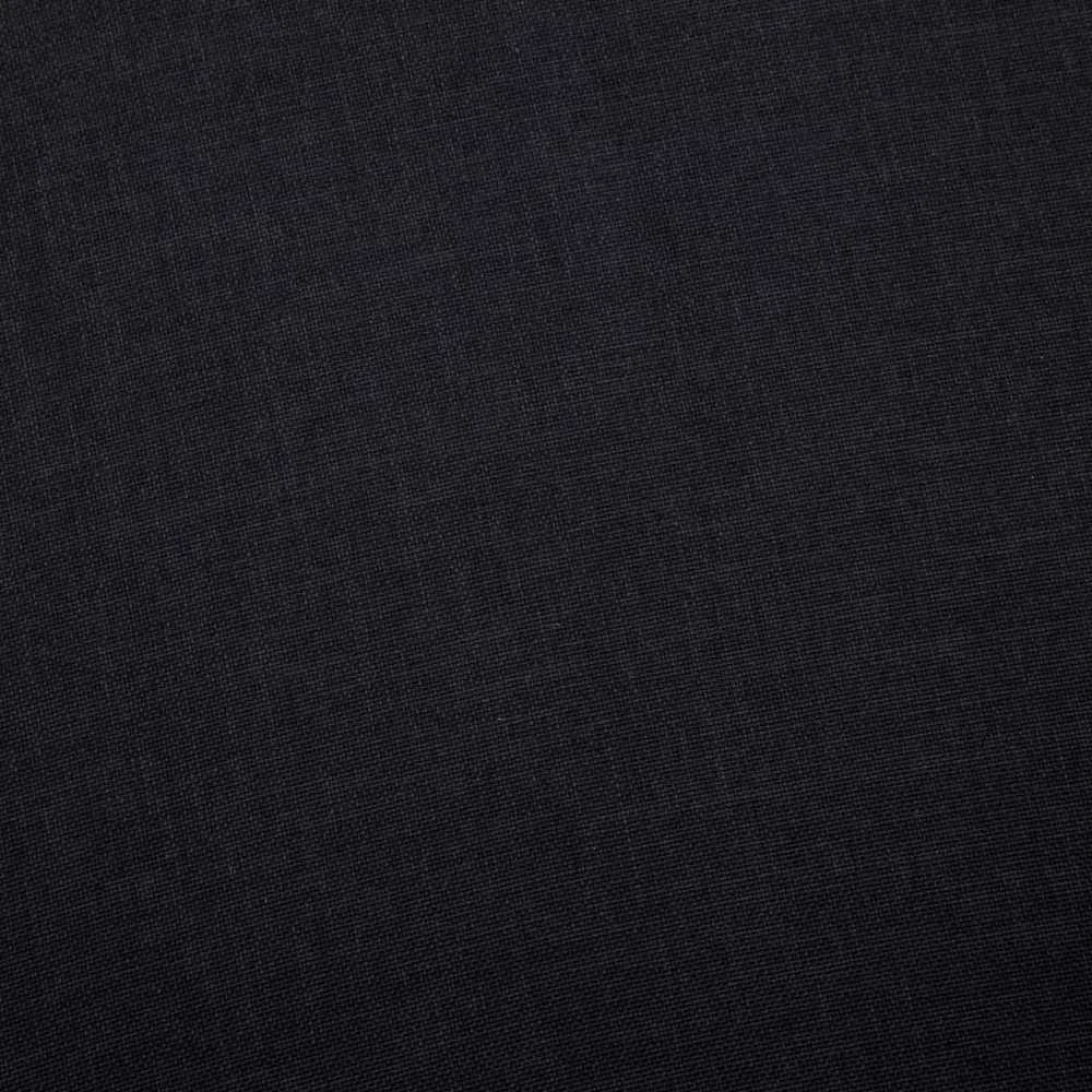 Dvivietė sofa, juoda, audinys