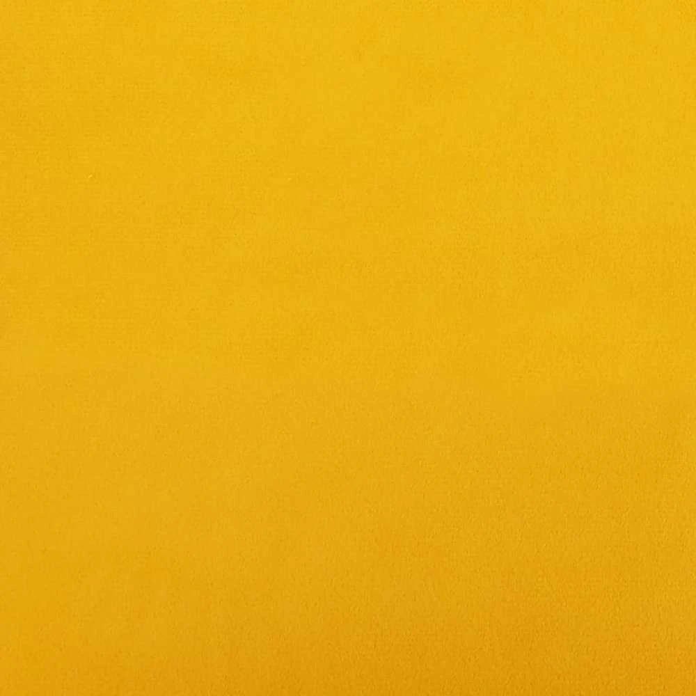 Dvivietė sofa-lova, geltonos spalvos, aksomas
