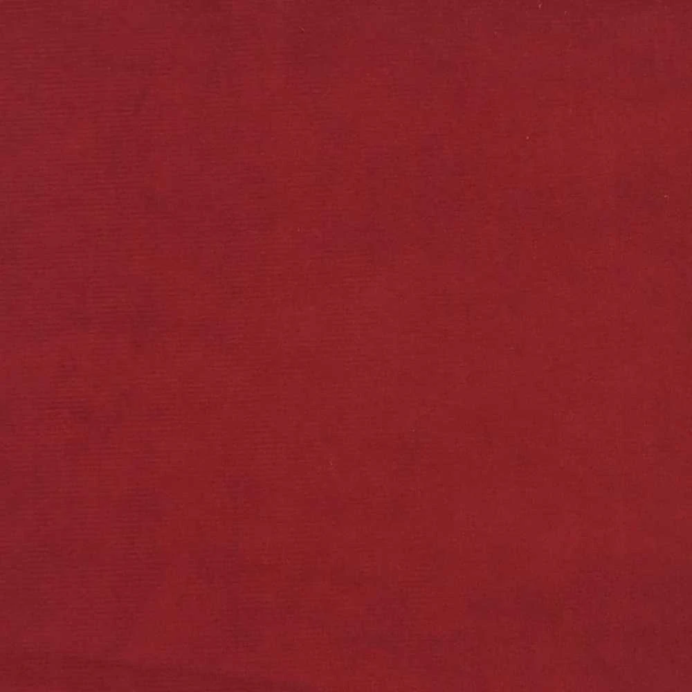 Dvivietė sofa-lova, raudonojo vyno spalvos, aksomas