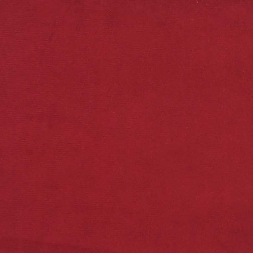 Dvivietė sofa-lova su dvejomis pagalvėmis, vyno, aksomas