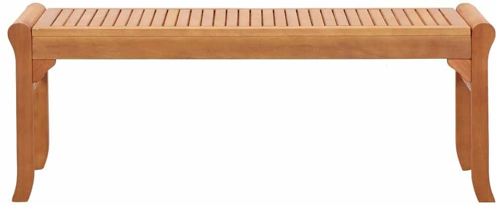 Dvivietis sodo suoliukas, 120cm, eukalipto medienos masyvas