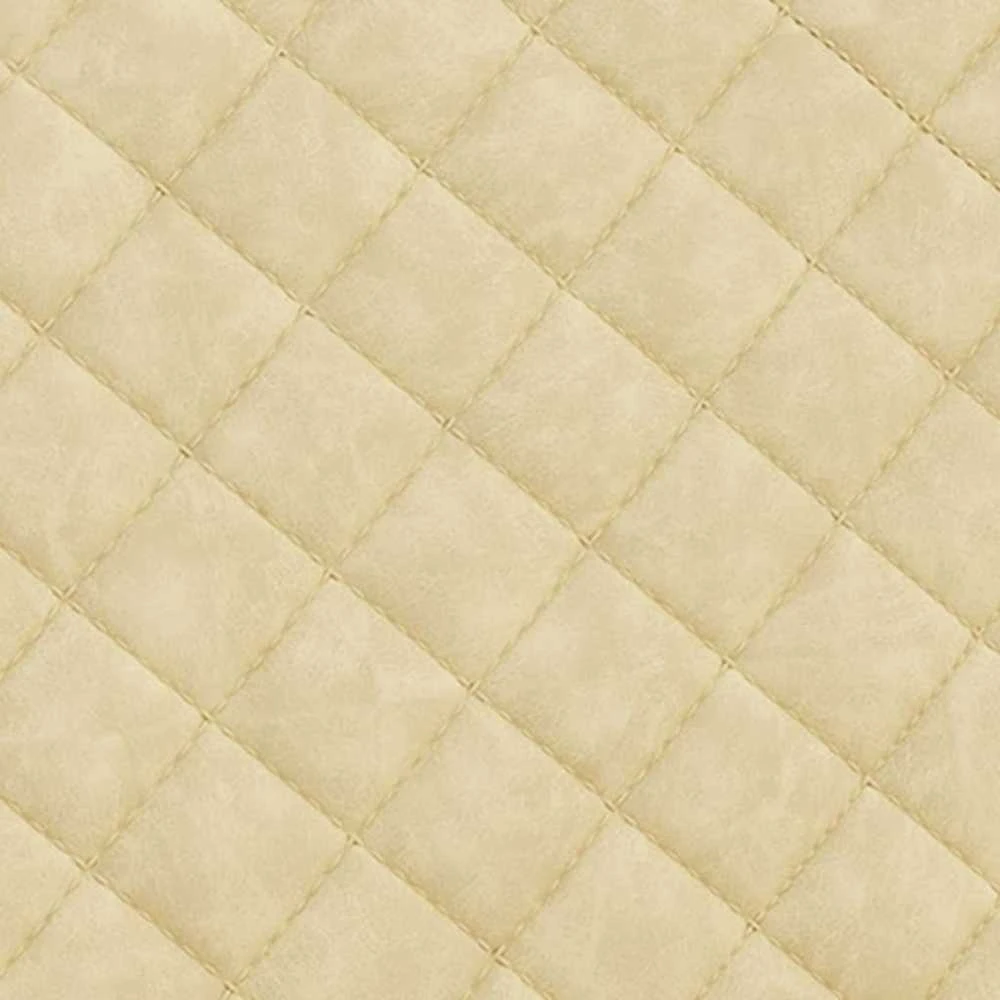 Fotelis Gembinė kėdė, kreminės spalvos, dirbtinė oda