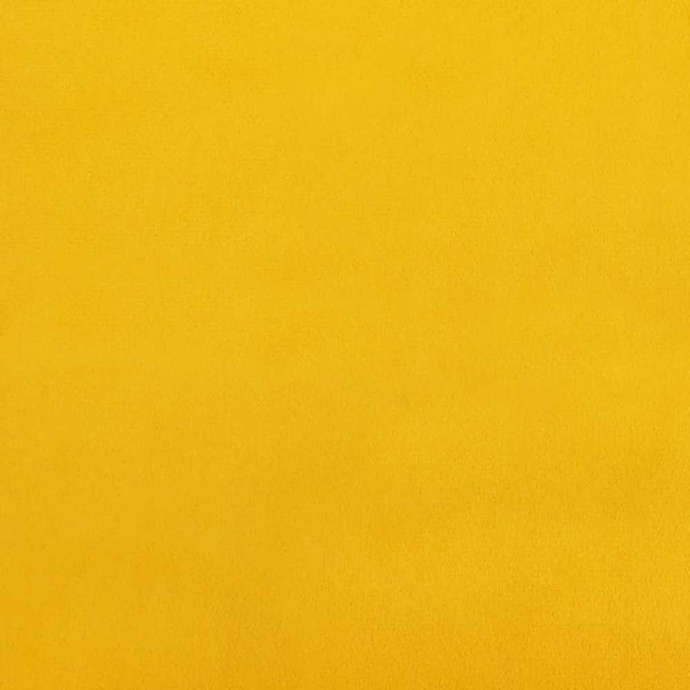 Fotelis Poilsio kėdė su taburete, garstyčių geltonos spalvos, aksomas