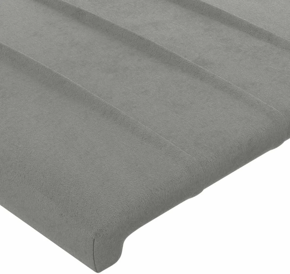 Galvūgalis, 2vnt.,šviesiai pilkos spalvos,100x5x78/88cm,aksomas
