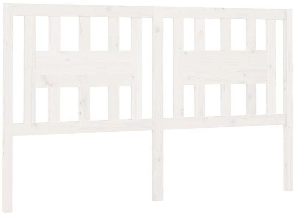 Galvūgalis, baltas, 146x4x100cm, pušies medienos masyvas