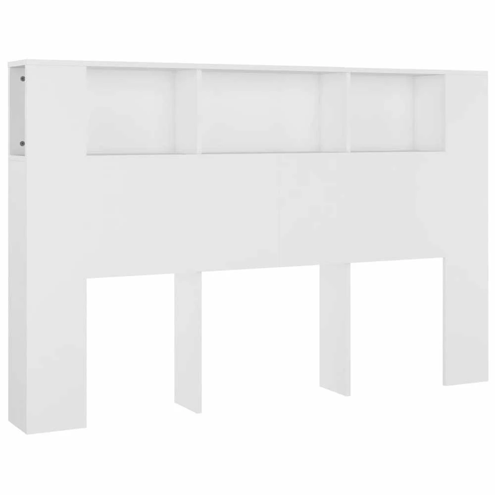 Galvūgalis-spintelė, baltos spalvos, 160x18,5x104,5cm