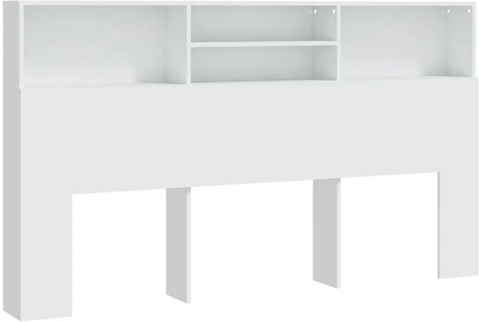 Galvūgalis-spintelė, baltos spalvos, 180x19x103,5cm