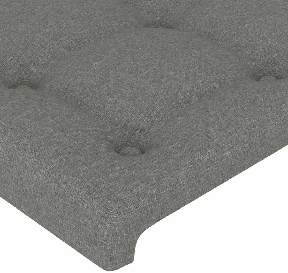 Galvūgalis su auselėmis, tamsiai pilkos,93x23x78/88cm, audinys