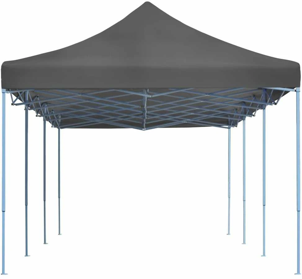 Išskleidžiama proginė palapinė, antracito spalvos, 3x9 m