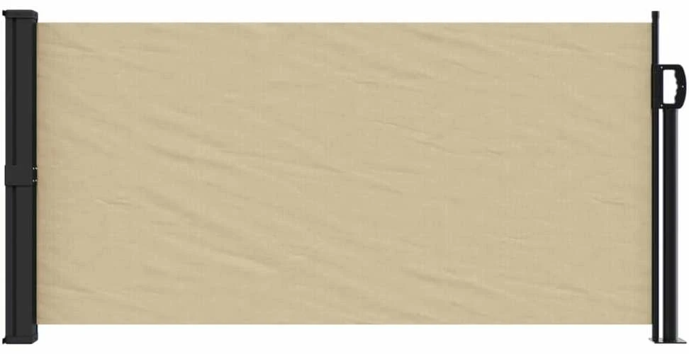 Ištraukiama šoninė markizė, smėlio spalvos, 100x300cm