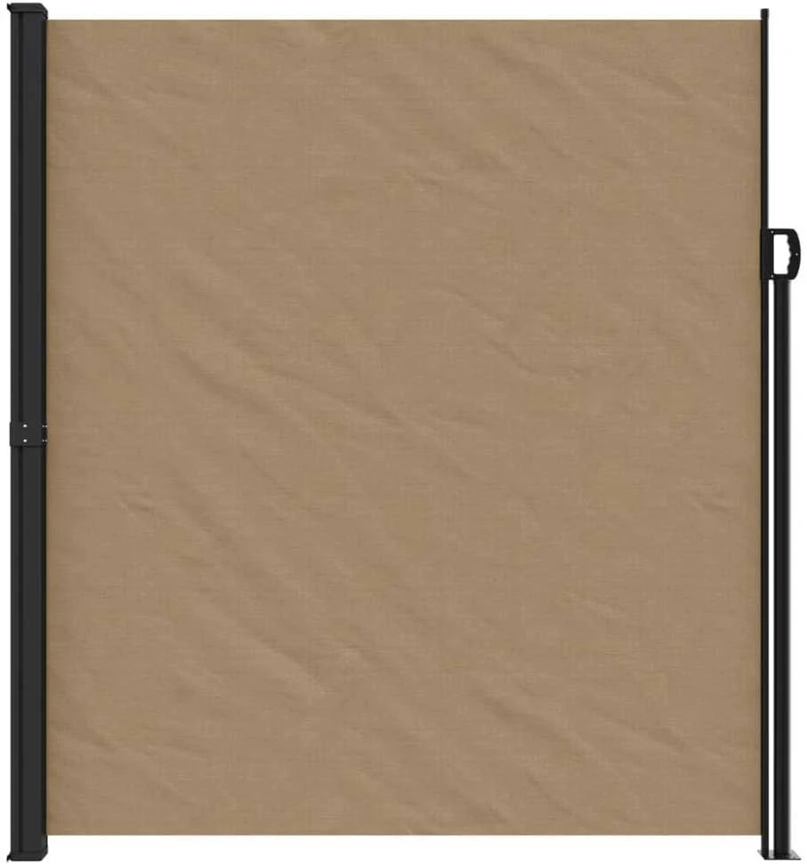 Ištraukiama šoninė markizė, taupe spalvos, 220x500cm