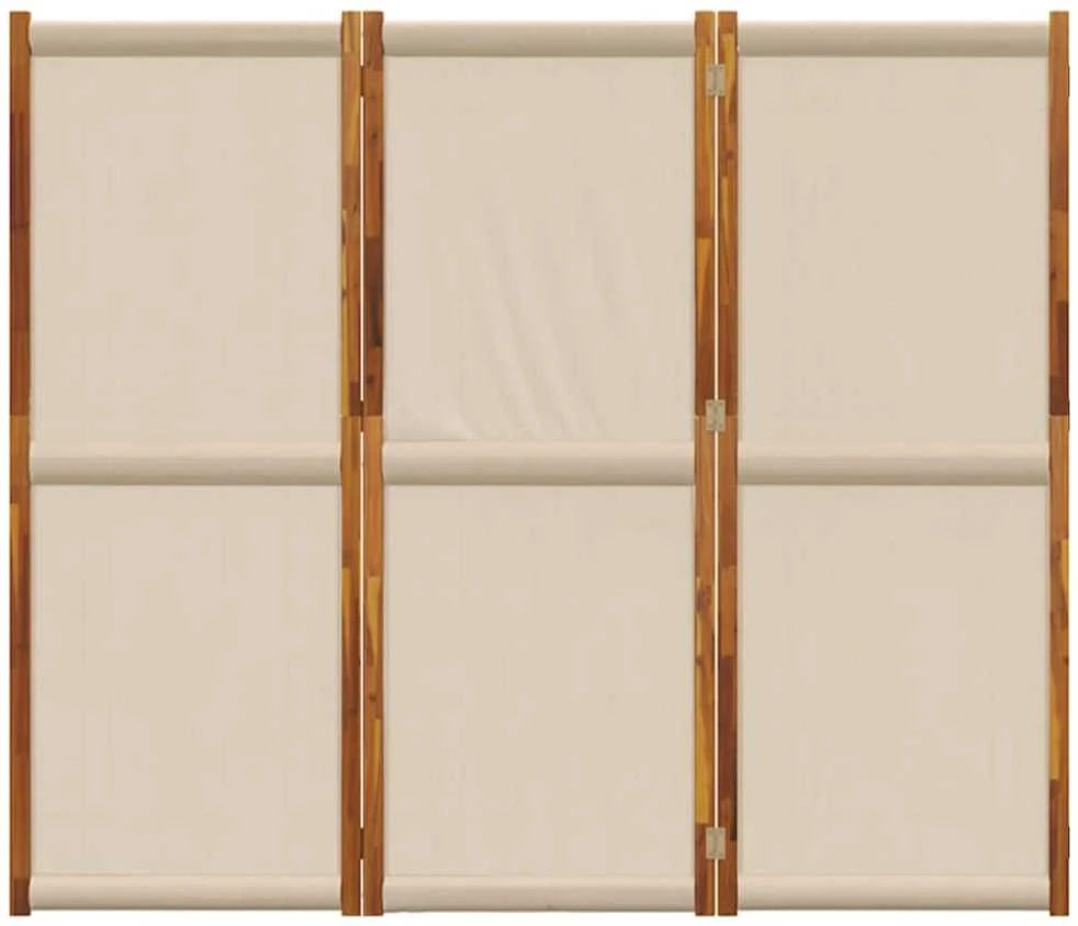 Kambario pertvara, 3 segmentai, taupe spalvos, 210x180cm