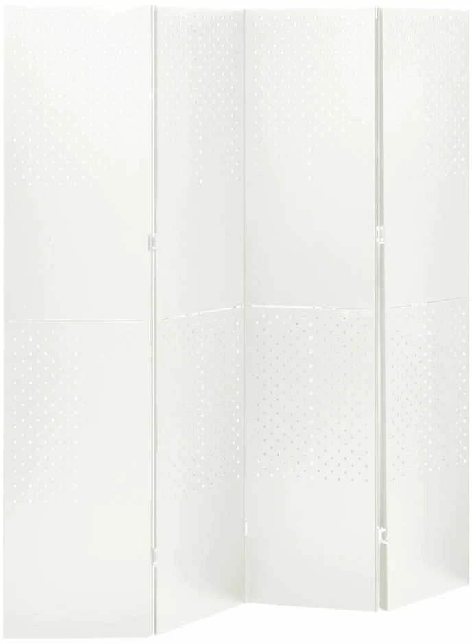 Kambario pertvaros, 4 dalių, 2vnt., baltos, 160x180cm, plienas