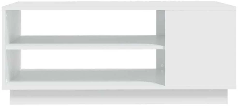Kavos staliukas, baltos spalvos, 102x55x43cm, MDP