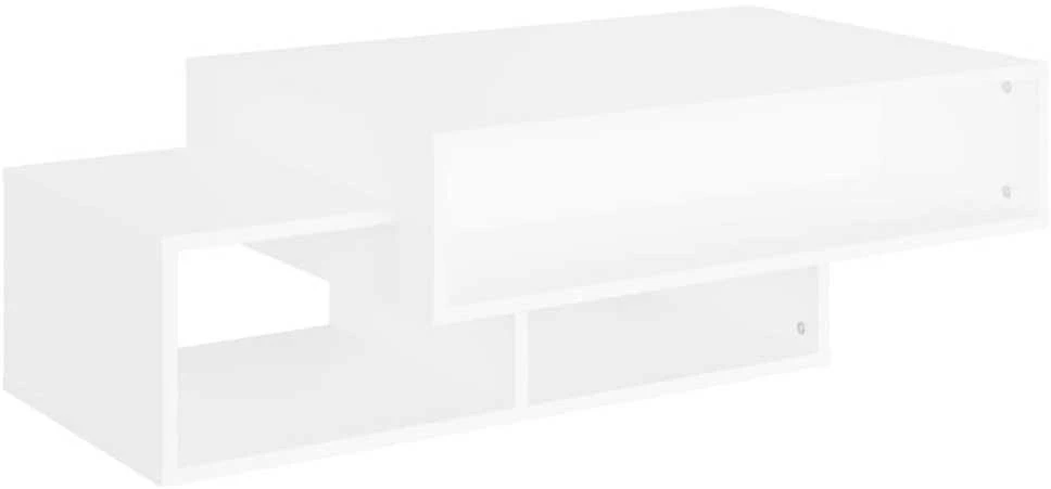 Kavos staliukas, baltos spalvos, 105x55x32cm, apdirbta mediena
