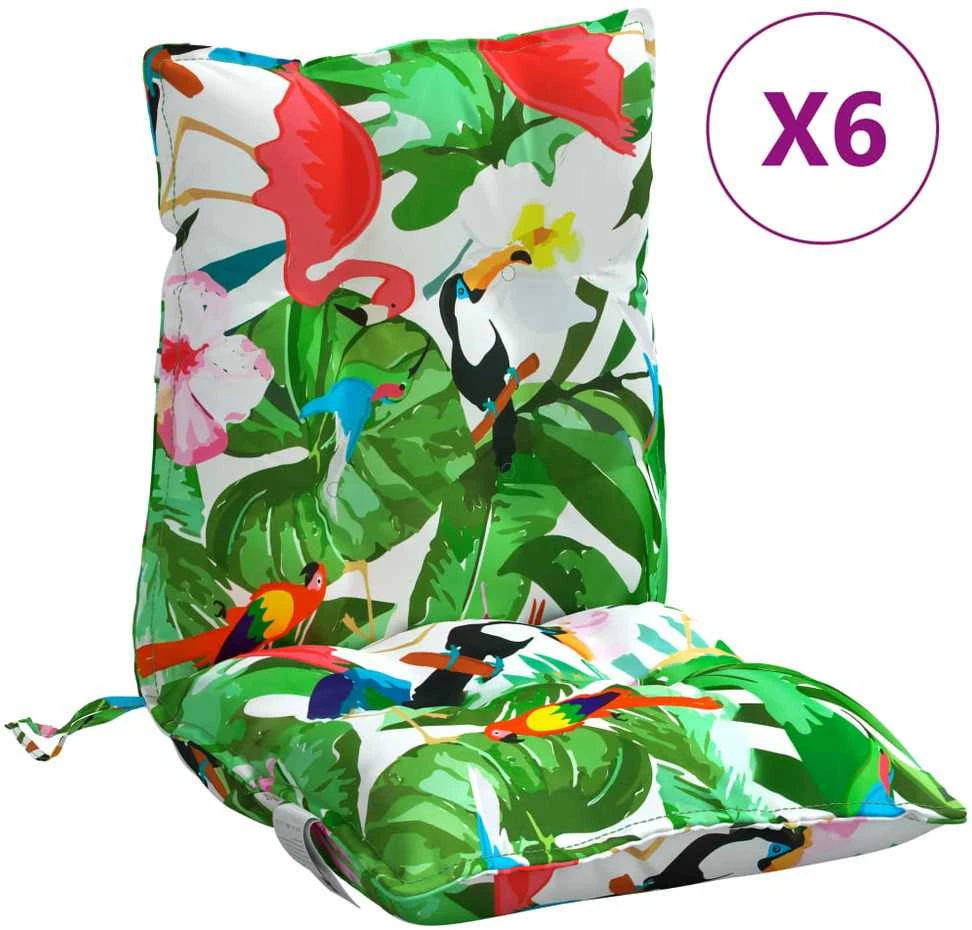 Kėdės pagalvėlės, 6vnt., įvairių spalvų, oksfordo audinys